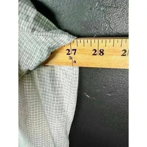 Columbia Button Up Shirt Mens XL Gray Plaid Short Sleeve Outdoors Workwear - Picture 6 of 7